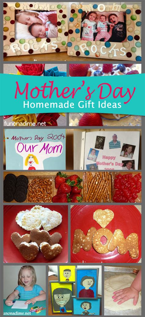 From putting together a special mother's day brunch to planning a fun mother's day activity , a thoughtful gesture can be just as meaningful as a gift you purchased. 10 Easy Homemade Mother's Day Gift Ideas | Fun On a Dime