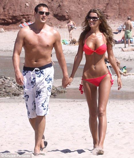 Paddy Mcguinness And His Gorgeous Fianceé Christine Martin In Bikini On Menorca Beach Daily