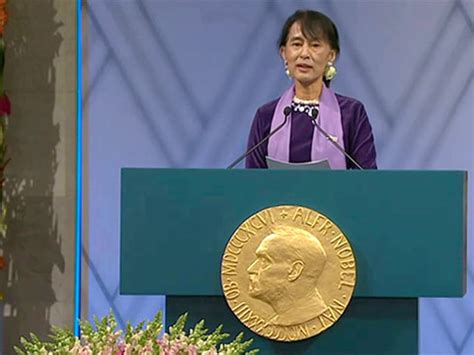 As she presides over the ethnic cleansing of rohingya muslims, the burmese leader stands to lose her status as secular saint. Aung San Suu Kyi accepts Nobel peace prize | World news ...