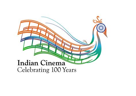 Celebrating 100 Years Indian Cinema Logo On Behance