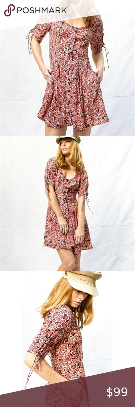 Free People Red Lace Up Mini Dress Red Lace Clothes Design Mini Dress