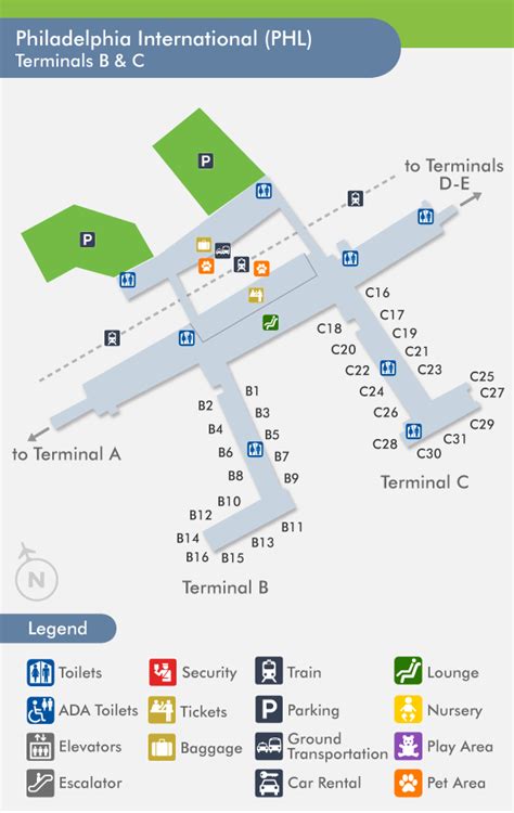 27 Philadelphia International Airport Map Map Online Source