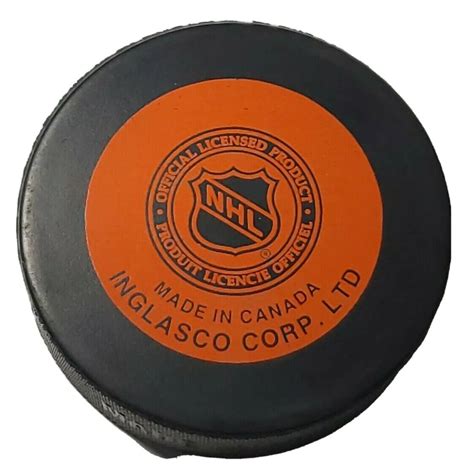 New York Rangers Nhl Vintage Official Hockey Puck Inglasco Made In