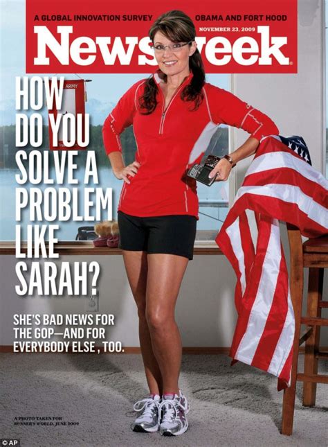 Sarah Palin Poses In Running Shorts On Front Cover Of Newsweek Daily