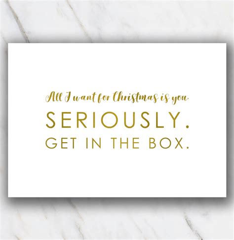 Also include the author's last name, date of publication, and page number (s)/paragraph number. Funny Christmas quote for free | Get in the box on white ...
