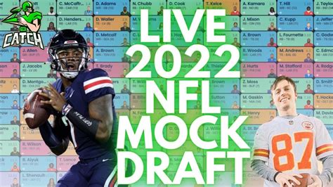 Live 2022 Nfl Mock Draft Early Shakeups Youtube