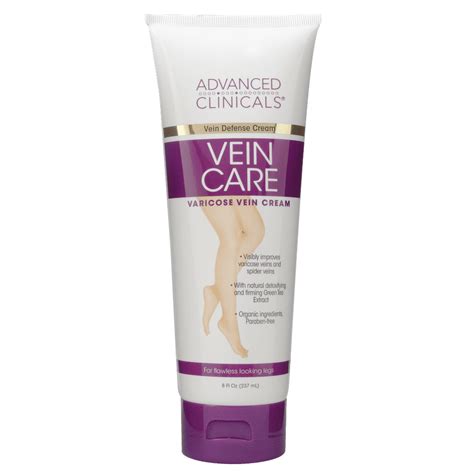 Advanced Clinicals Vein Care Varicose Vein Cream Eliminate Varicose