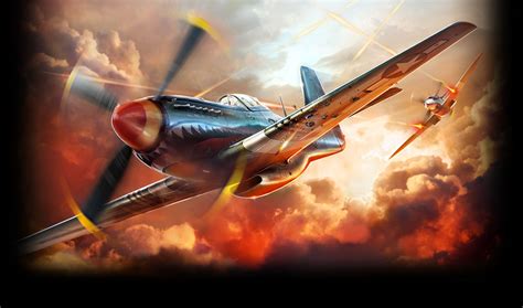 Mustang Under Attack Dogfight 1942 Airplane Art Aircraft Art