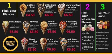 Image Result For Bubble Waffle Menu Bubble Waffle Waffles Marshmallow Treats