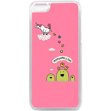 Iphone 5c Unicorn Poop Marshmallows Phone Case Cute Retro