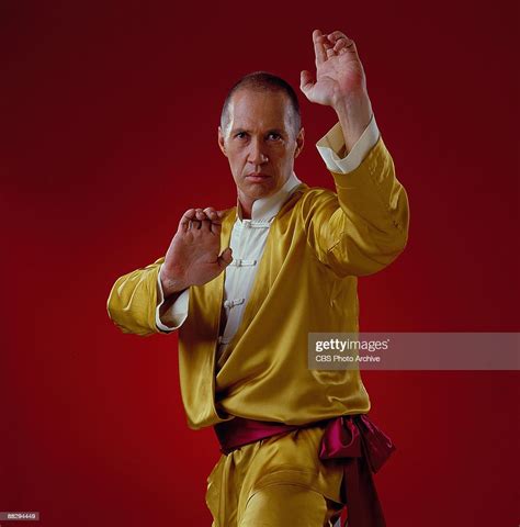 David Carradine In A Kung Fu Pose As Shaolin Monk Kwai Chang Caine In