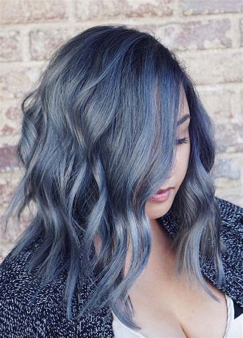 50 Magically Blue Denim Hair Colors You Will Love Fashionisers©