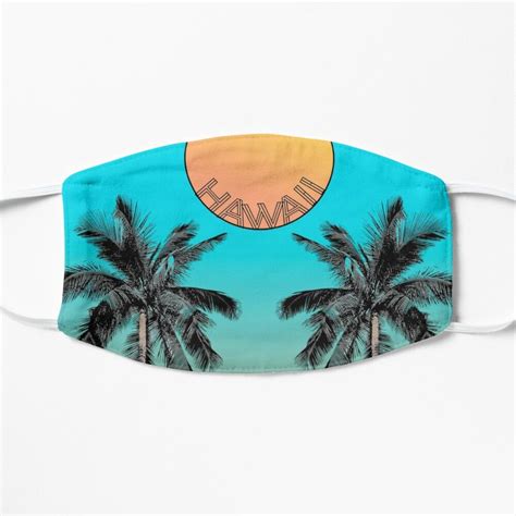 Hawaiian Palm Trees Mask By Devinswy Palm Trees Mask Mask Design