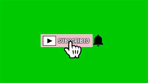 Trippy green screen 4k motion background subscribe button on green screen GREEN SCREEN SUBSCRIBE PINKY - YouTube