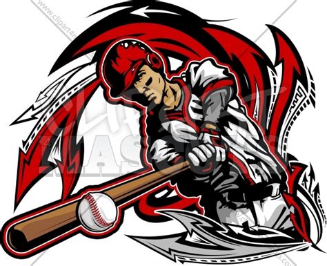 Cool Baseball Artwork Graphic Vector Logo