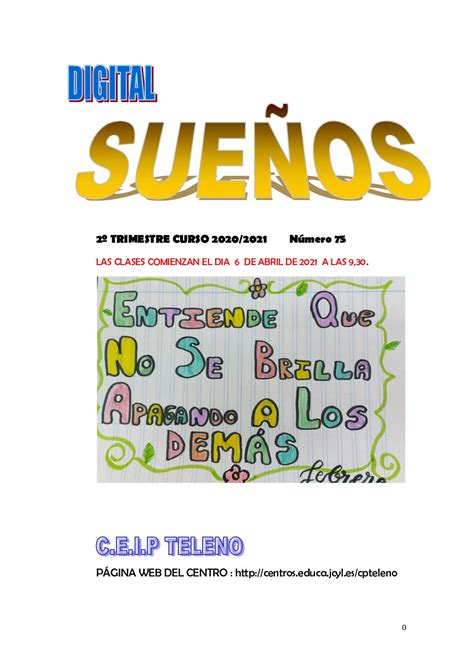 Calaméo SUEÑOS Revista Segundo Trimestre 21 1