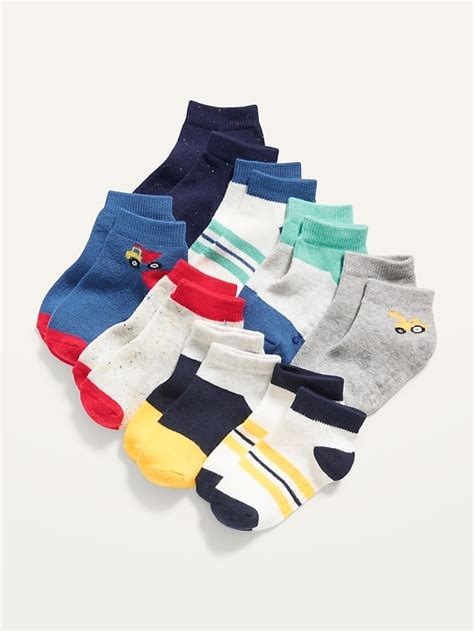 Unisex Ankle Socks 8 Pack For Toddler And Baby Old Navy
