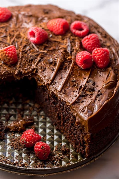 Decadent Single Layer Chocolate Cake