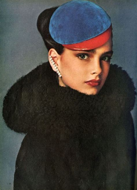 1978 A 13 Year Old Brooke Shields Photographed For Vogue By Richard