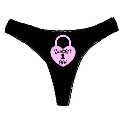 daddys girl lock set knickers vest cami thong shorts bdsm submissive kinky sexy daddy panties