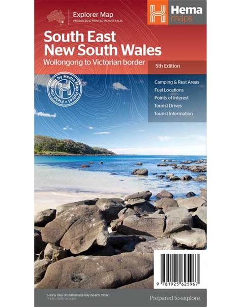 South East New South Wales Map Afn Fishing And Outdoors