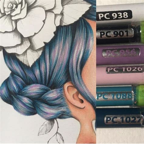 prismacolor gray hair prismacolor colored pencil artwork colored pencil techniques