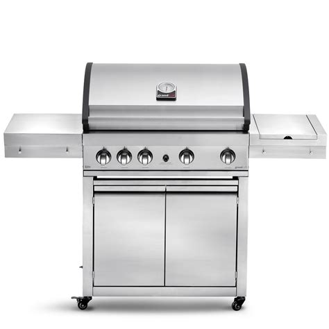 Gas Barbecue Elite G4 Grand Hall On Casters Cast Iron
