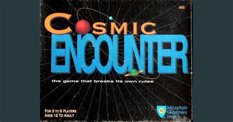 Cosmic Encounter Board Game Boardgamegeek