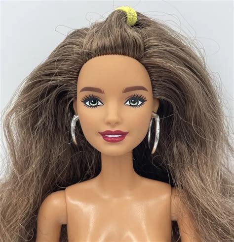 Mattel Barbie Doll Brunette Green Eyes Hispanic Prosthetic Leg Nude For Ooak 1900 Picclick