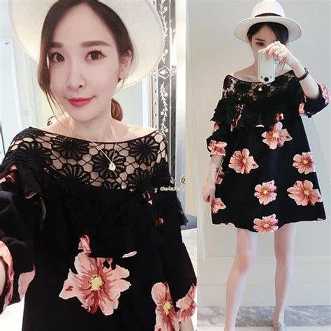 5xl Plus Big Size Women Clothing Dress 2016 Summer Style Korean