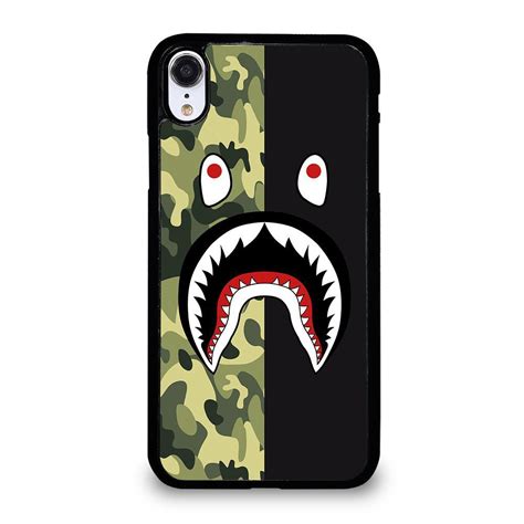 Bape Camo Shark Iphone Xr Case Best Custom Phone Cover Cool