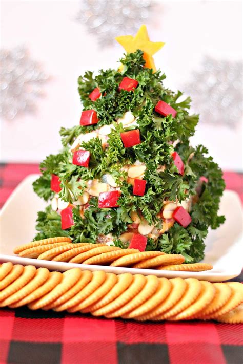 Christmas Tree Themed Holiday Cheese Ball 4 Sons R Us
