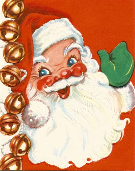 Victorian Santa Christmas Cards