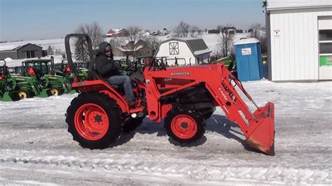 2006 Kubota L3400 Tractor W Loader Youtube