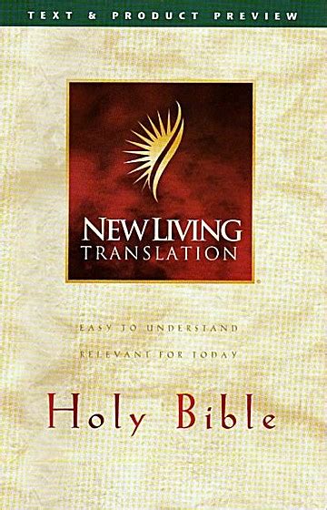 The Holy Bible New Living Translation By Tyndale Librarything