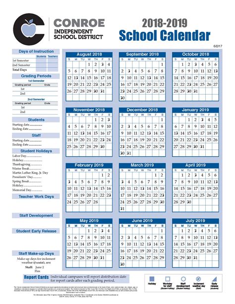 Conroe Isd 2023 2024 Calendar Printable Word Calendar