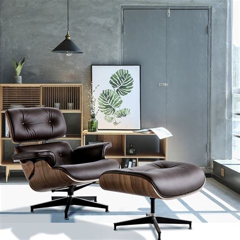 Mid Century Style Lounge Sofa Chairmodern Chair Designclassic Full Genuine Leather Lounge