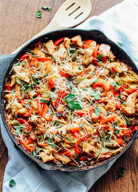 This link is to an external site that may or may not meet accessibility guidelines. Cajun Chicken Spaghetti Squash Bake | Destination Delish