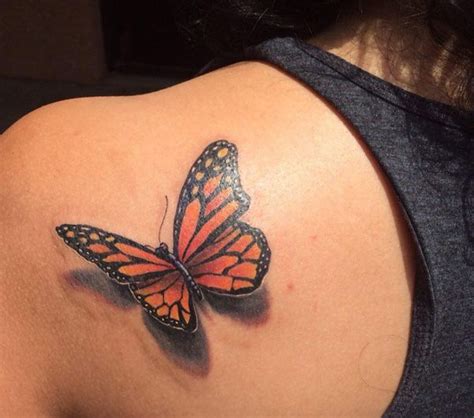 Amaze yourself and surprise your friends! 45+ Incredible 3D Butterfly Tattoos | 3d butterfly tattoo ...