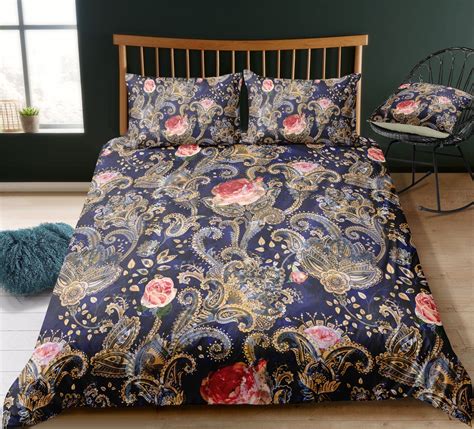 Purple Paisley Bedding Set Paisley Bedding Duvet Cover Pattern