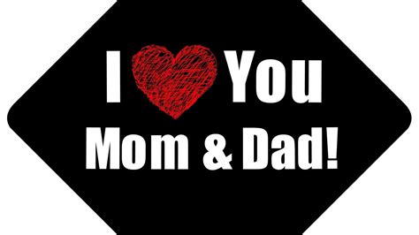I Love Mom And Dad With Red Heart Hd Mom Dad Wallpapers Hd Wallpapers