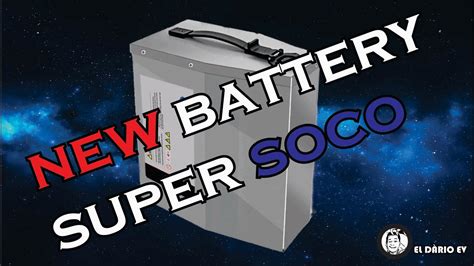 Nueva Batería Para Super Soco Tc Max Tc Ts Y Tsx Youtube