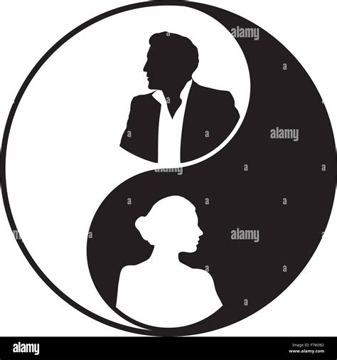 Yin And Yang Male And Female Principles Stock Vector Image And Art Alamy