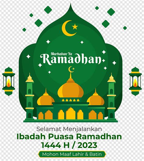 Gambar 1444 Marhaban Ya 2023 Ramadhan H Png Download Gratis Gambarpngid