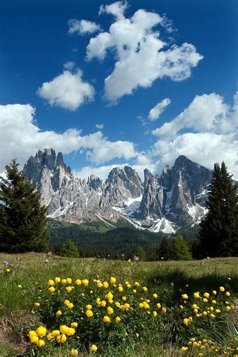 Alpe Di Siusi Dolomites Italy Beautiful Nature Beautiful