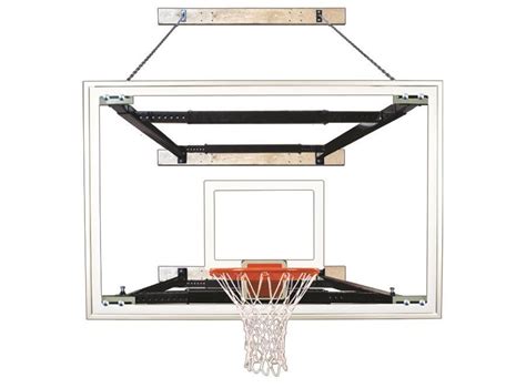First Team Supermount 80 Tradition Wall Mount Basketball Hoop 72 Inch