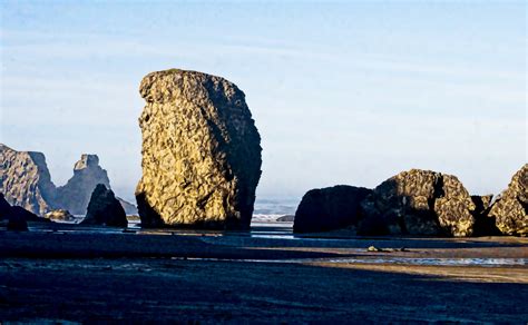 Haystack rock free stock photo
