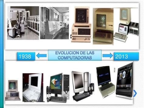 Evolucion De Las Computadoras Desde 1938 Hasta La Actualidad