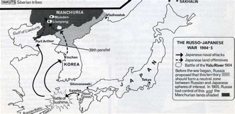 Mapa De La Guerra Ruso Japonesa Histocast