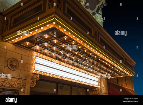 Old Movie Theater Marquee Hi Res Stock Photography And Images Alamy